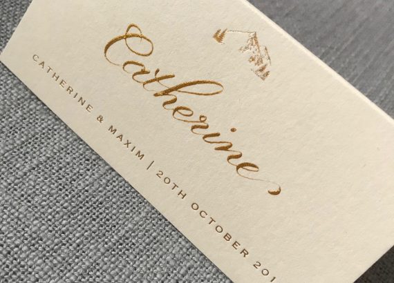 Place Card Calligraphy Service