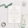 Wedding Menu - Clara - Miss Modern Calligraphy